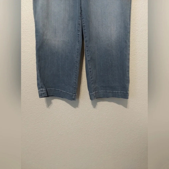 JAG jeans Wide-leg Spandex blend Cropped stretch jeans 14/32 - Picture 6 of 6